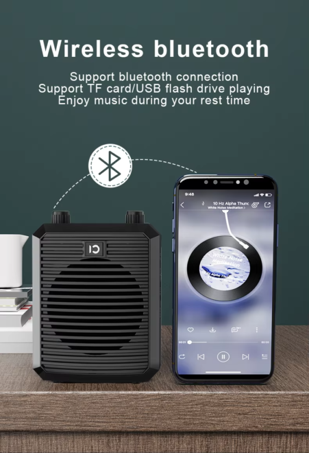 10 speaker with lavalier microphone for teaching