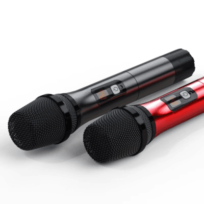 2 Cordless Microphone Professional UHF