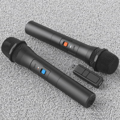2 Vhf Wireless Microphone Handheld