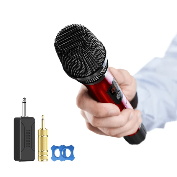 4 Cordless Microphone Professional UHF
