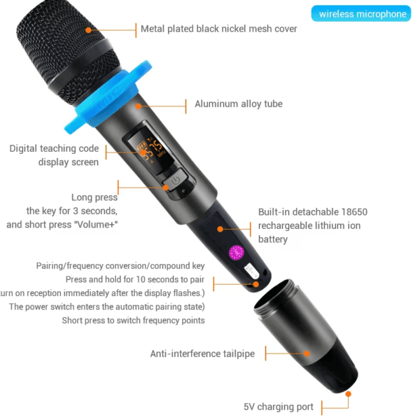 4 Voice Amplifier Handheld Microphone