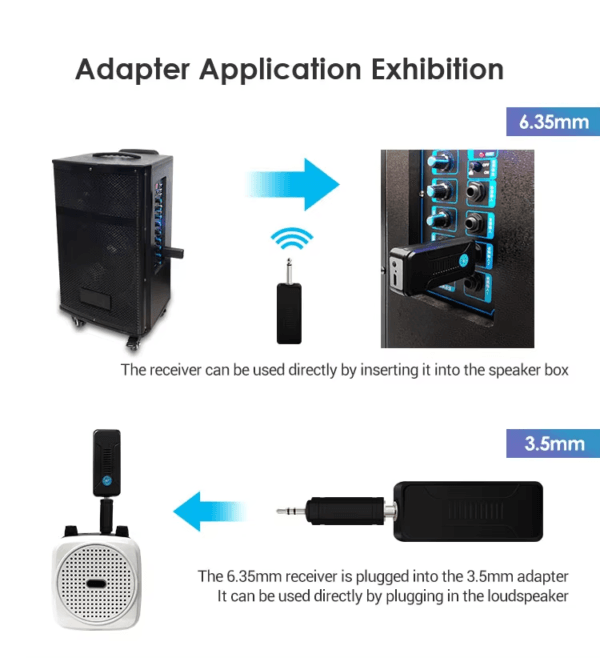 6 Wireless Microphone Professional Stage
