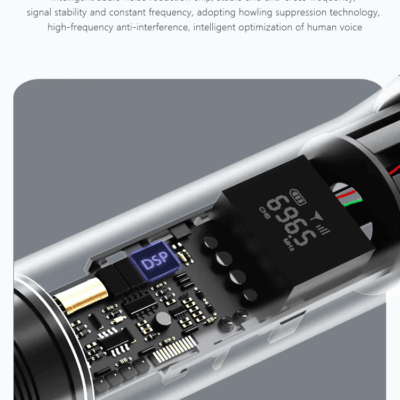 8 Dynamic twoway radio microphone