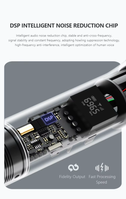8 Dynamic twoway radio microphone