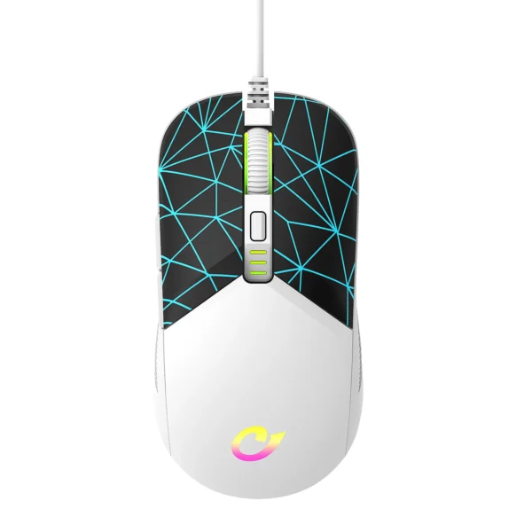 1 6D Glowing RGB Wired Gaming Mouse