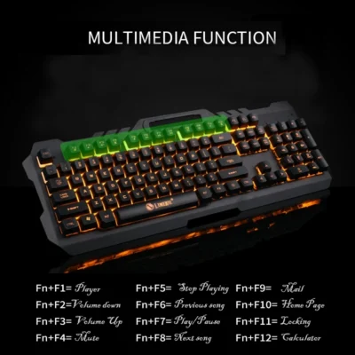 1 Component gaming usb keyboard