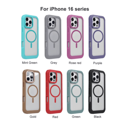 1 New Design Transparent 2 in 1 Anti