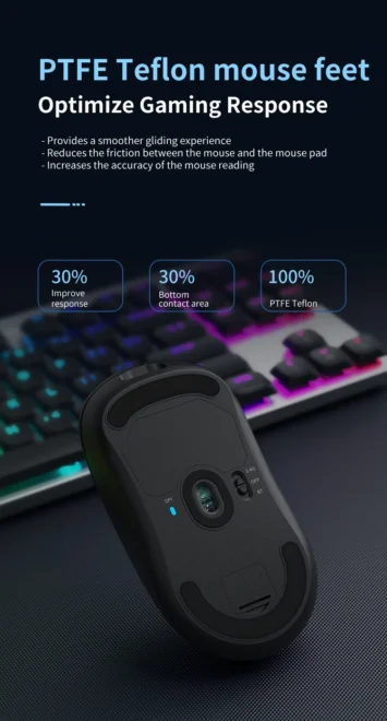 11 Stock Wireless Gaming Mouse Custom Pixart