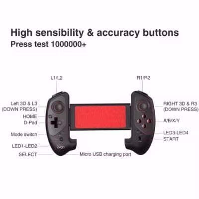 2 Gamepad With Extending Holder