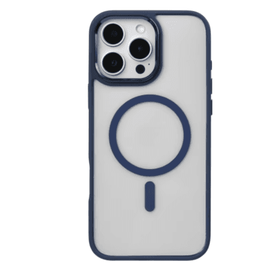 Lieko Designer Frosted Soft TPU PC Magnetic Phone Case for iPhone 16 15 14 13 Pro Max Shockproof Transparent Mobile Phone Cover