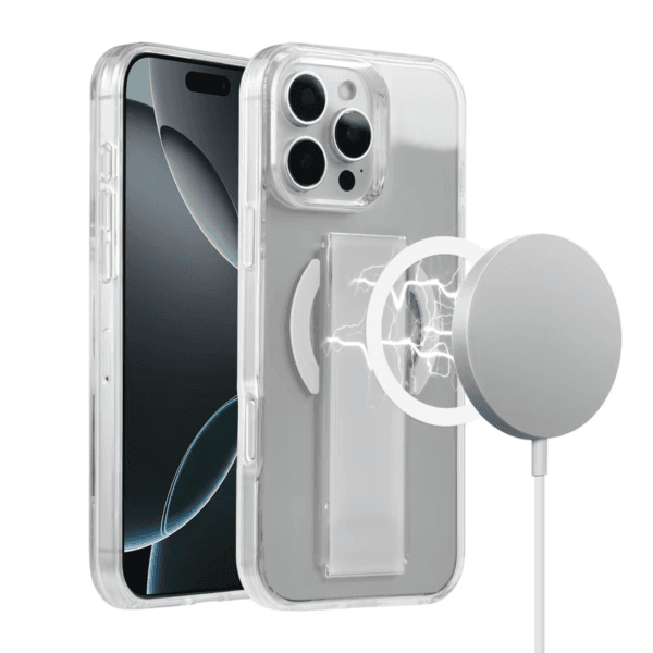 3 Transparent Magnetic Shockproof Phone Case