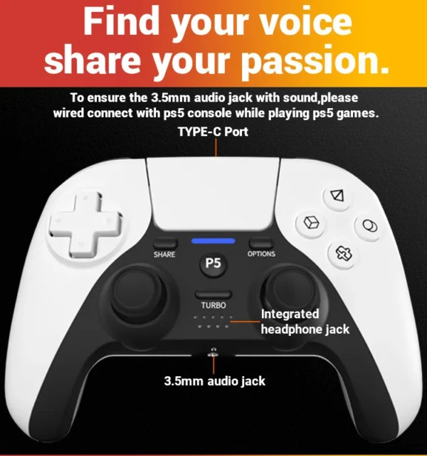 4 PS5 Wireless Game Controller