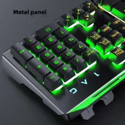 4 key wired keyboard colorful