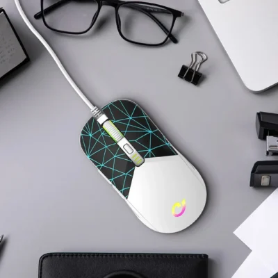 5 6D Glowing RGB Wired Gaming Mouse