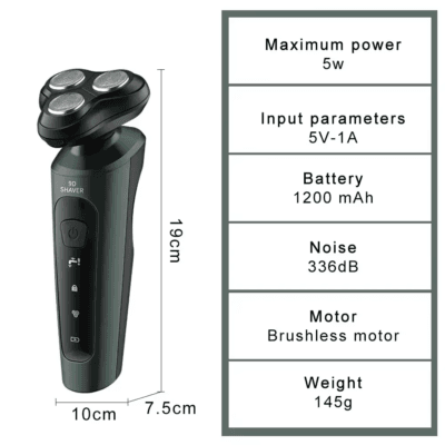 5 New 3D Electric Shaver USB