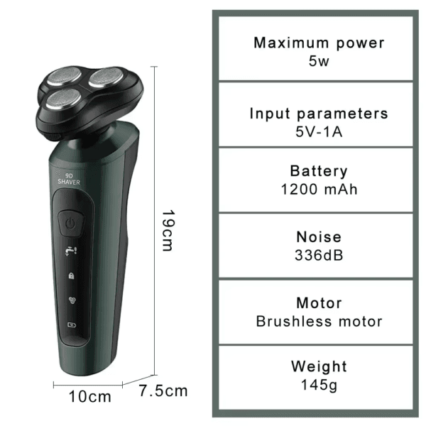 5 New 3D Electric Shaver USB