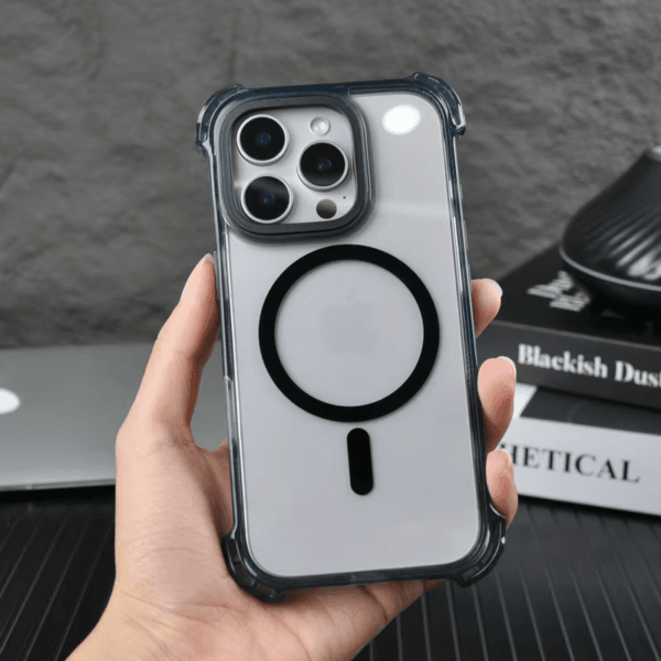 5 Shockproof Clear Magnetic Phone Case