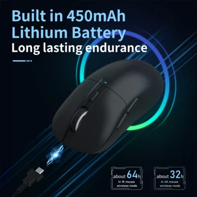 5 Stock Wireless Gaming Mouse Custom Pixart
