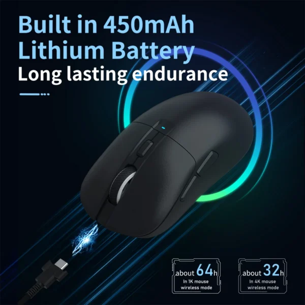 5 Stock Wireless Gaming Mouse Custom Pixart