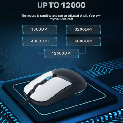 5 Wired Gaming Mouse 12000 dpi