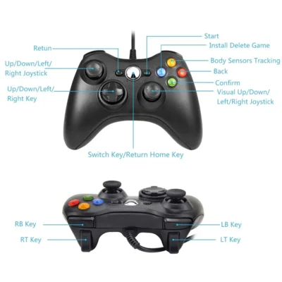 6 Factory Price USB Gamepad Control