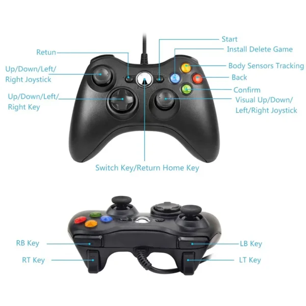 6 Factory Price USB Gamepad Control