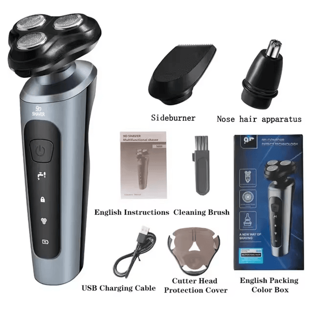 6 New 3D Electric Shaver USB