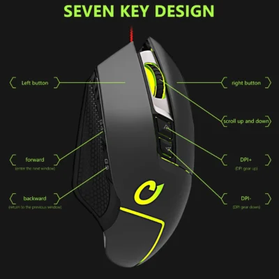 6 Torich Ergonomic Wired Mouse 7