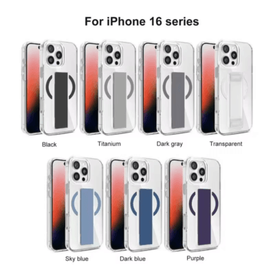 6 Transparent Magnetic Shockproof Phone Case