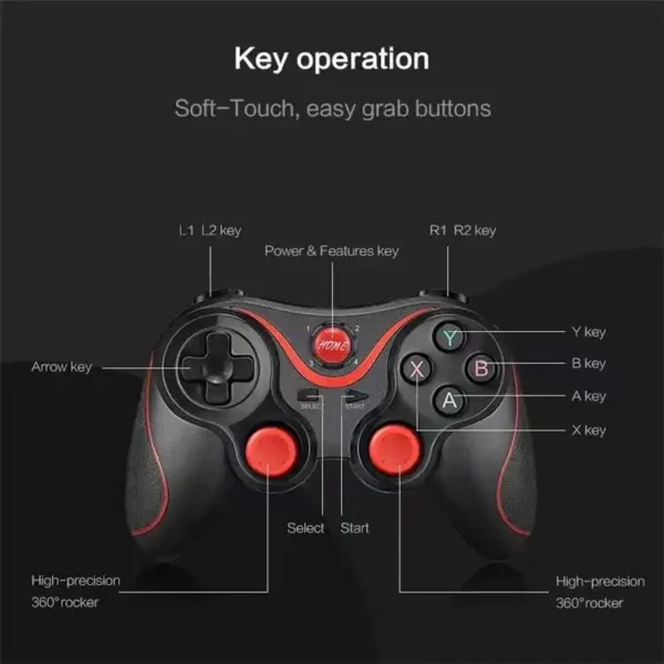 7 Customized Wireless Controller With BT Gamepad