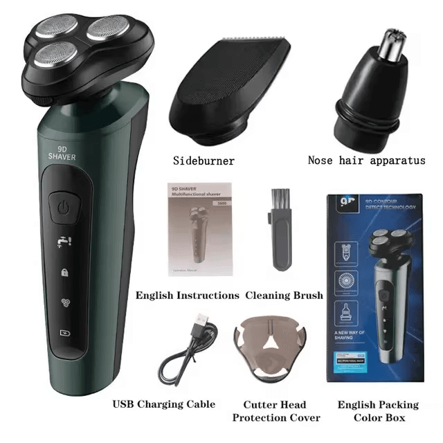7 New 3D Electric Shaver USB