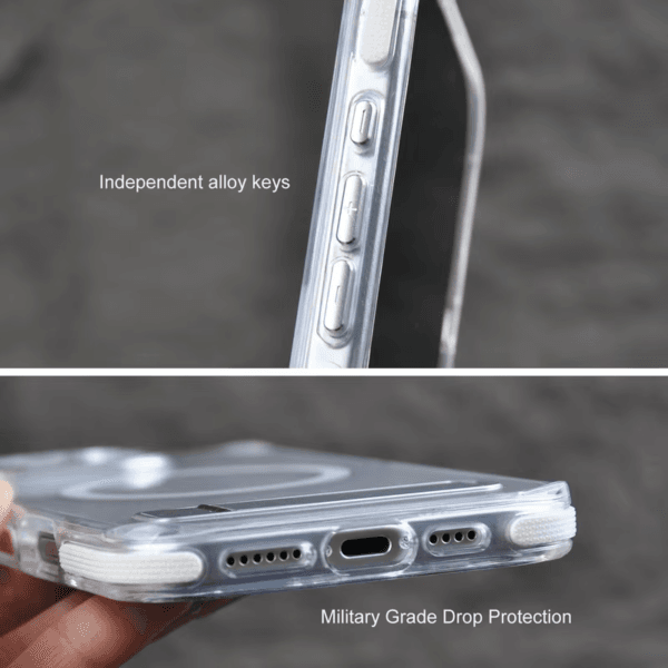 8 Metallic Stand for iPhone 16 Pro Max