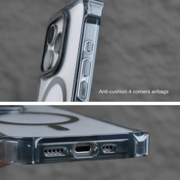 8 Shockproof Clear Magnetic Phone Case