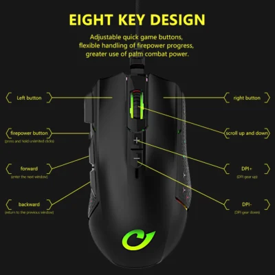 9 DPI Wired Gaming Mouse