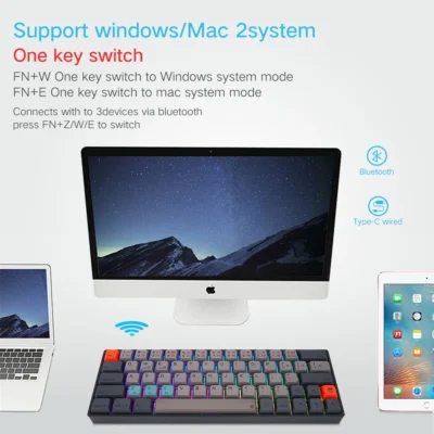 9 Hot-swappable Keyboard 60% Mechanica