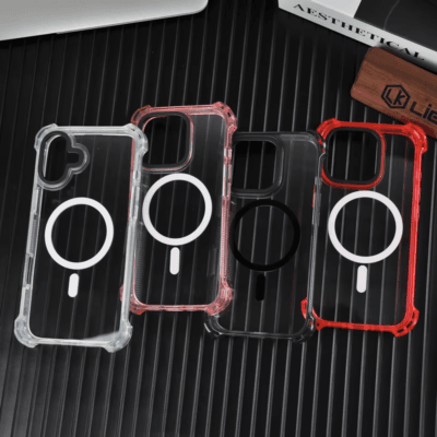 9 Shockproof Clear Magnetic Phone Case