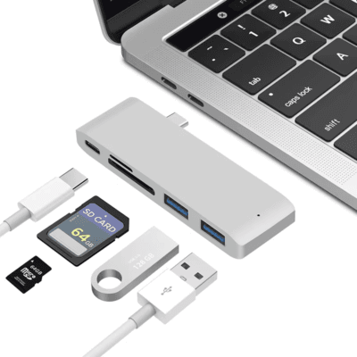 Adapter Docking Station With 2 USB (4)