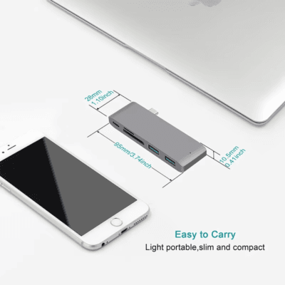 Adapter Docking Station With 2 USB (6)