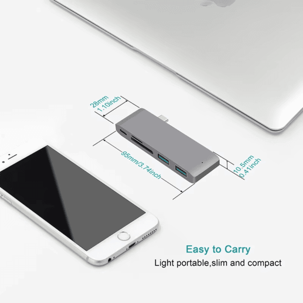 Adapter Docking Station With 2 USB (6)