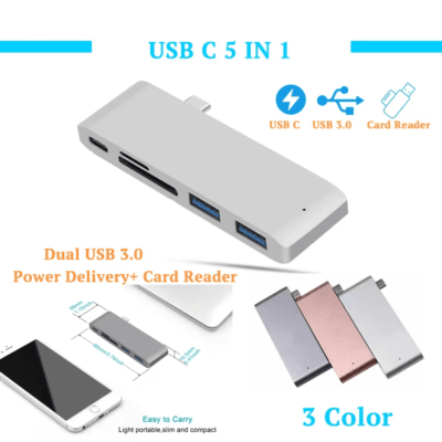 Adapter Docking Station With 2 USB (9)