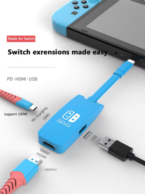 Charging USB C Hub Converter (5)