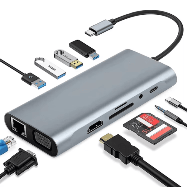 Dock Station PC Laptop Splitter (1)