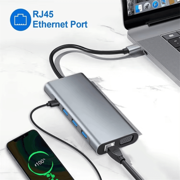 Dock Station PC Laptop Splitter (12)