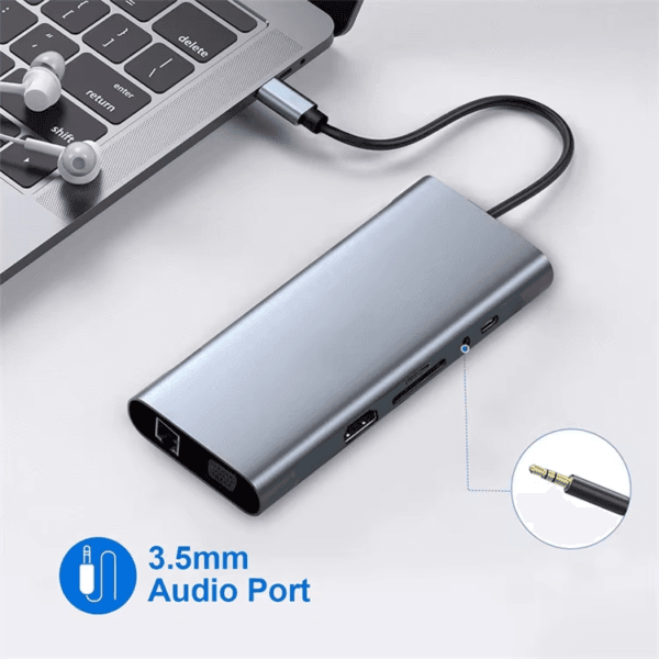 Dock Station PC Laptop Splitter (13)