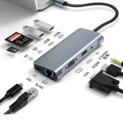 Docking Station HDTV 4K VGA USB Type C Hub (1)
