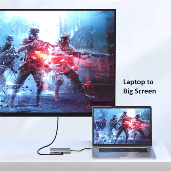 Docking Station HDTV 4K VGA USB Type C Hub (14)