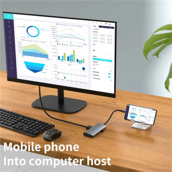 Docking Station HDTV 4K VGA USB Type C Hub (15)