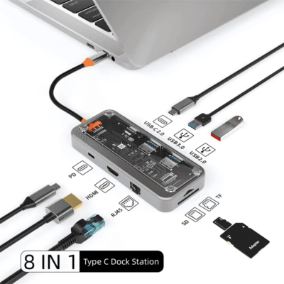 Docking Station USB C Hub With 4K HDTV (1)