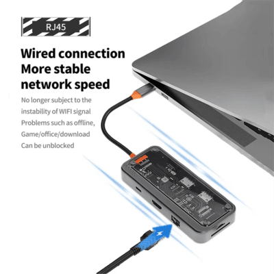 Docking Station USB C Hub With 4K HDTV (11)