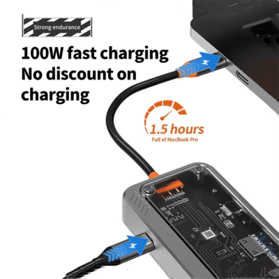 Docking Station USB C Hub With 4K HDTV (12)